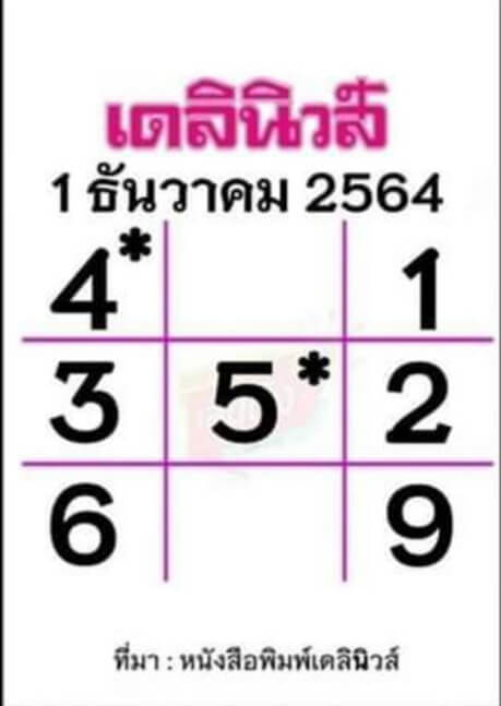 หวยเดลินิวส์