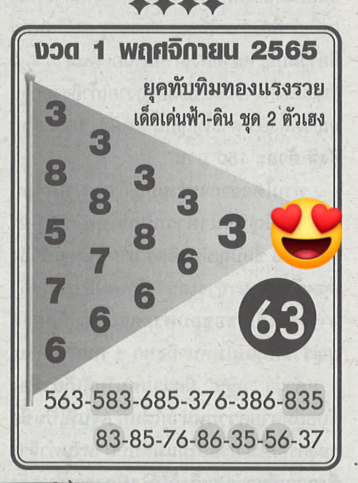 เลขเด็ดfacebook หวยทับทิมทอง1-11-65