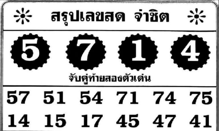 เลขเด็ดlottonew หวยจ่าชิต1-12-65