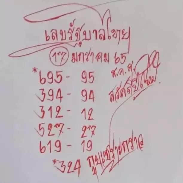 เลขเด็ดออนไลน์ หวยกูยเซราะกราว 17-1-66