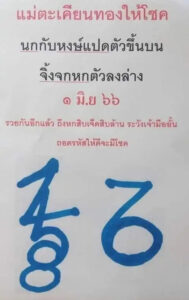 เลขแม่ตะเคียนทอง 1-6-66