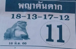 เลขพญาคันคาก 16-6-66