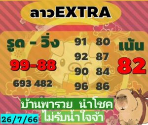 แนวทางหวยลาววันนี้ 26-07-2023
