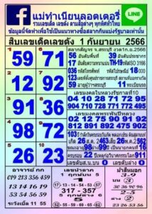 หวยแม่ทำเนียน 1-9-66