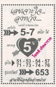 เลขเจาะใจลุงหวัง 16-9-66