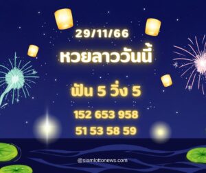 หวยลาววันนี้ 29-11-66