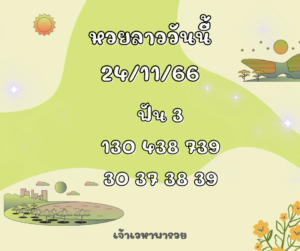 หวยลาววันนี้ 24-11-66