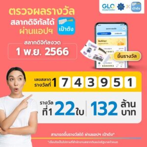 คนถูกสลากดิจิทัล 1-11-66