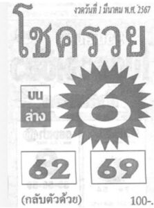 หวยโชครวย 1-3-67