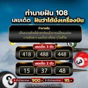 ฝันว่าได้นั่งเครื่องบิน